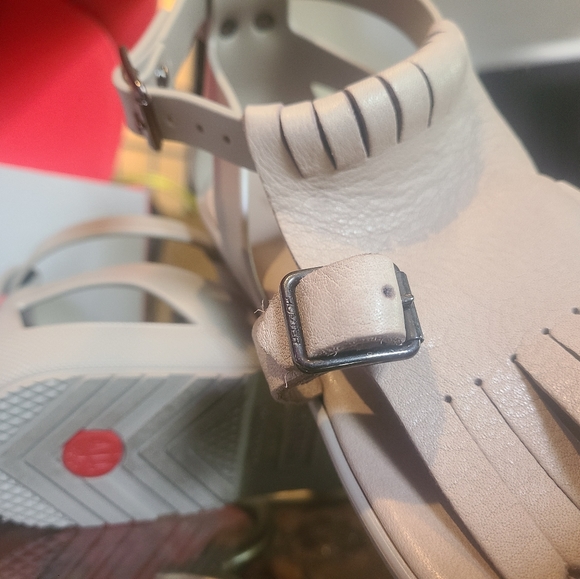 Hunter Original Fringe T-Bar Sandals NIB - Picture 3 of 7